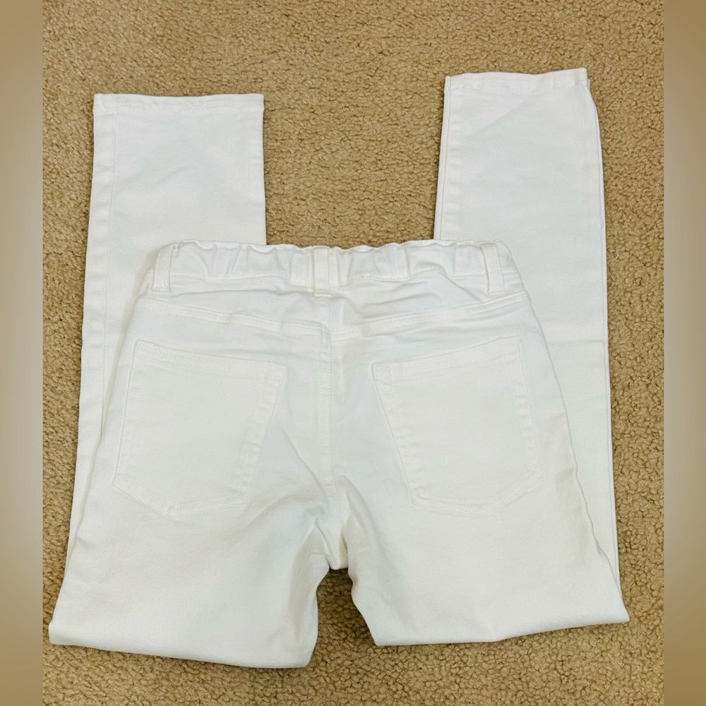 NWT Jack Denim by Janie and Jack White Slim Jeans Girls Sz 10 - Picture 9 of 14
